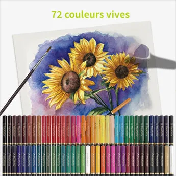 ACROPAQ Matite acquerellabili 72 colori per disegno