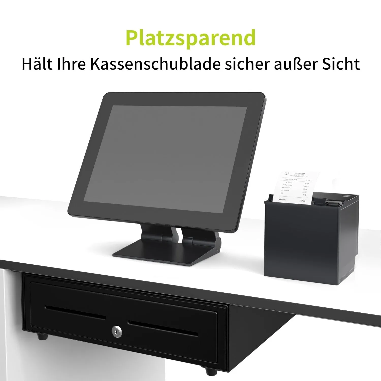 ACROPAQ Staffa sospensione per cassetto contanti 41 cm Standard