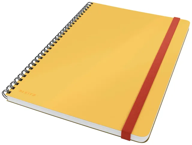 Leitz Cosy 45270019 Blocco Spiralato B5 righe giallo 80 fogli