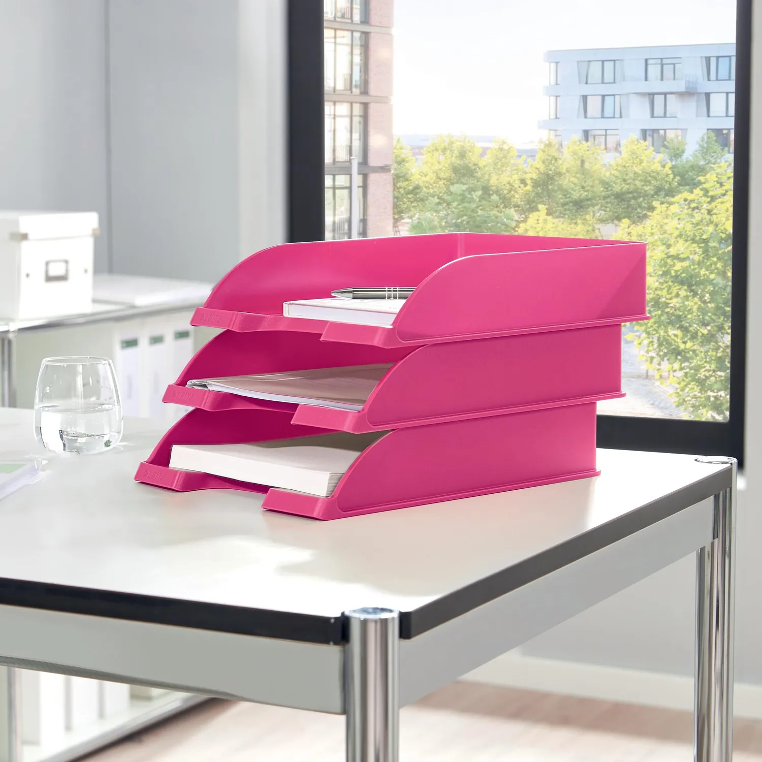 Leitz Ergo WOW Plus 52263023 vaschetta fucsia A4