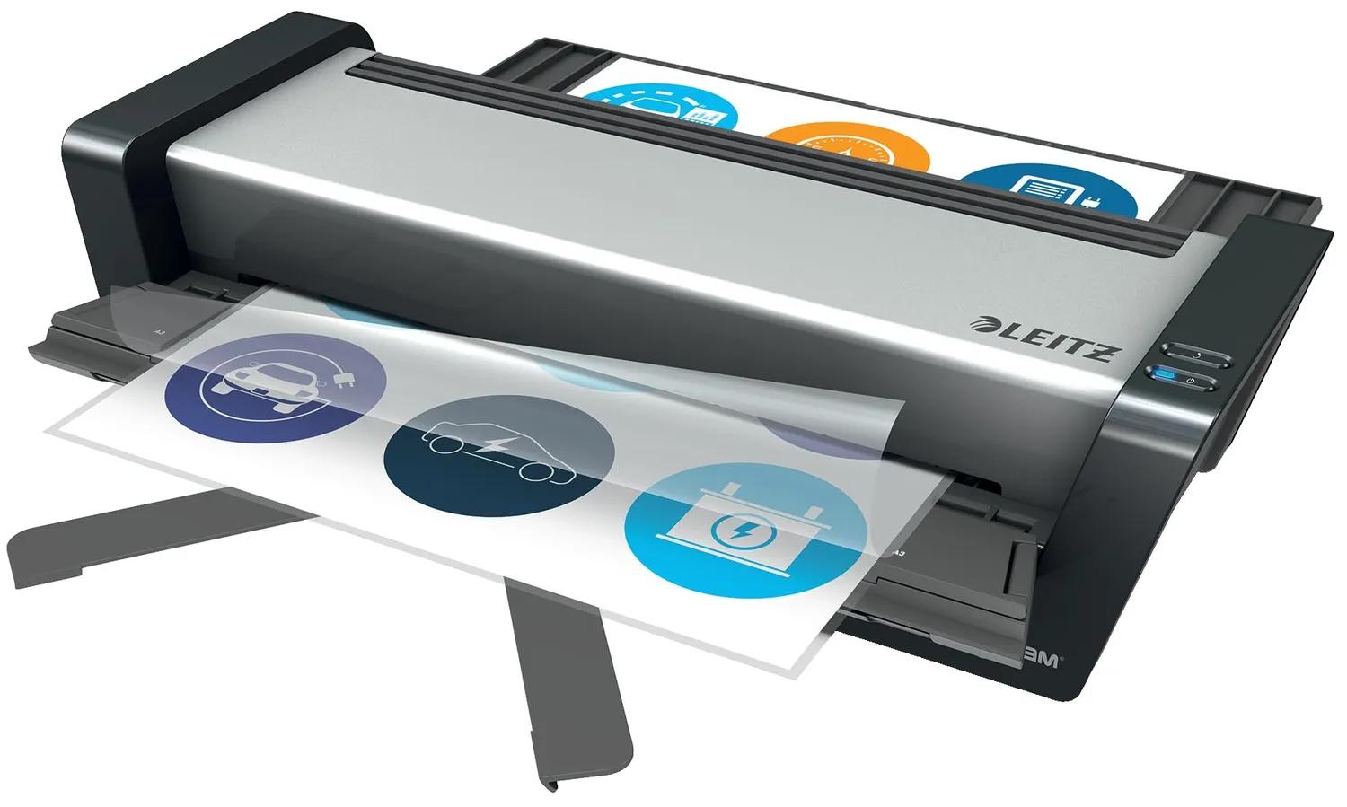 Leitz Ergo WOW iLAM Touch Turbo2 plastificatrice A3 6 rulli automatica