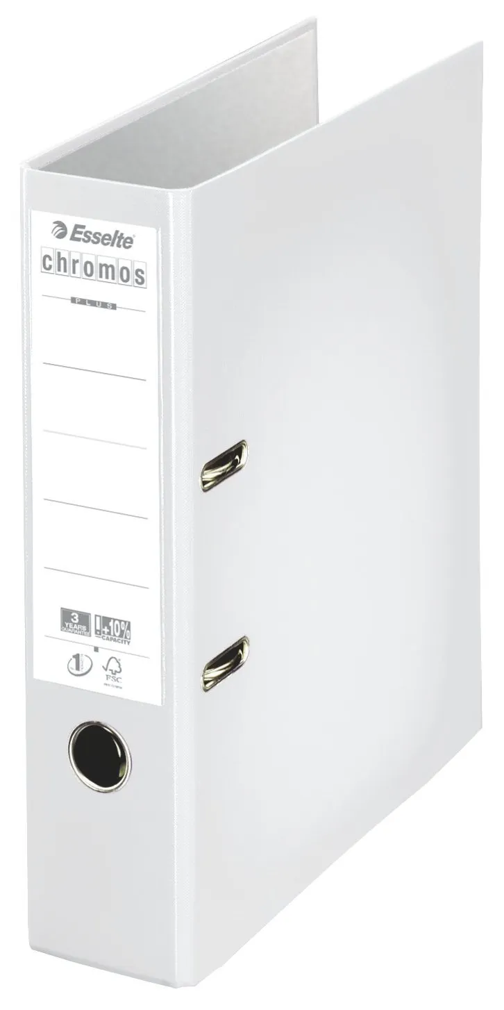 Esselte D80 registratore a leva grigio dorso 8 cm
