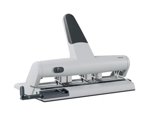 Leitz Akto 51140084 perforatore 4 fori argento 30 fogli