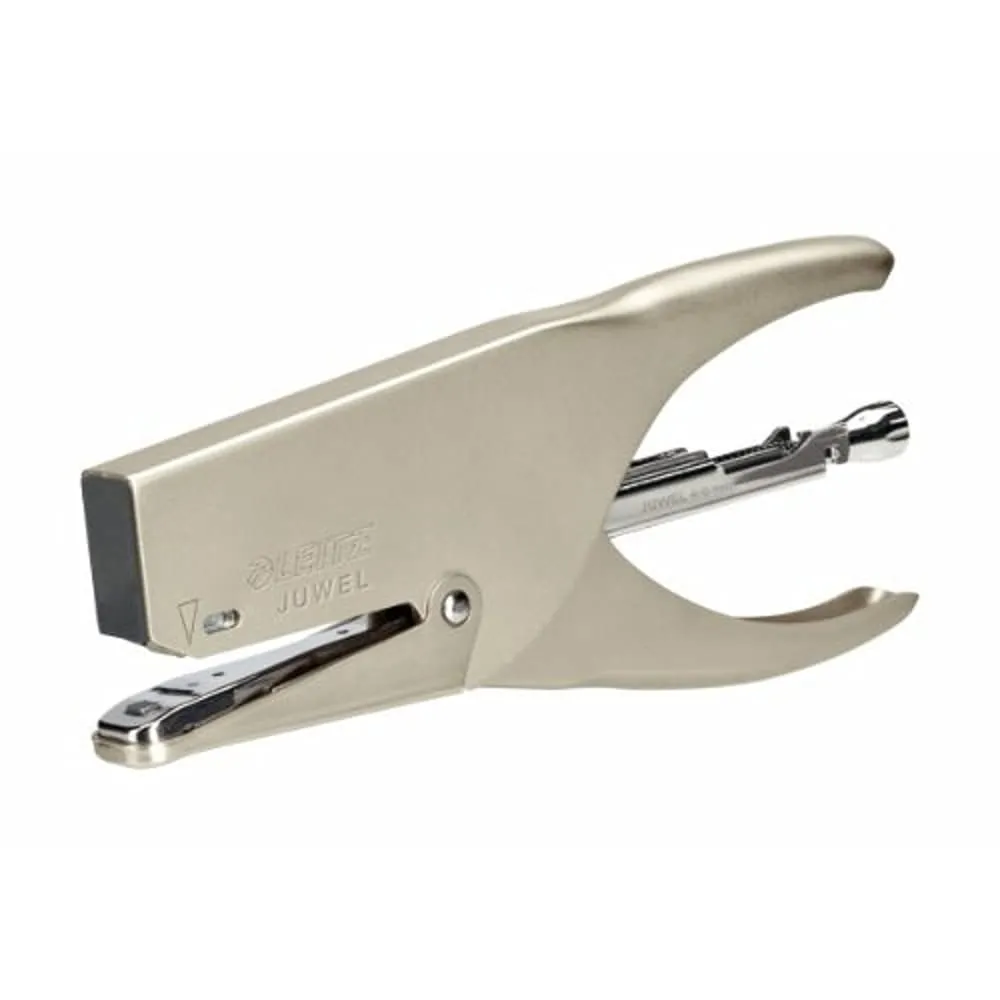 Leitz Ergo WOW cucitrice a pinza Juwel 12 fogli cromo