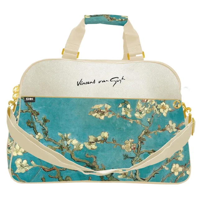 Kaos Classic borsa weekend donna Mandorlo 45x27x22 tessuto