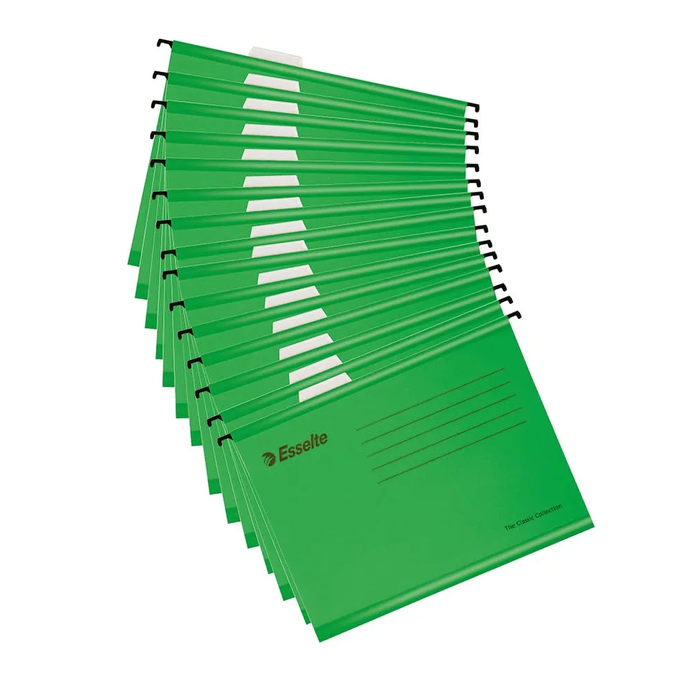 Esselte Classic 390-V cartelle sospese A4 confezione 25 blu