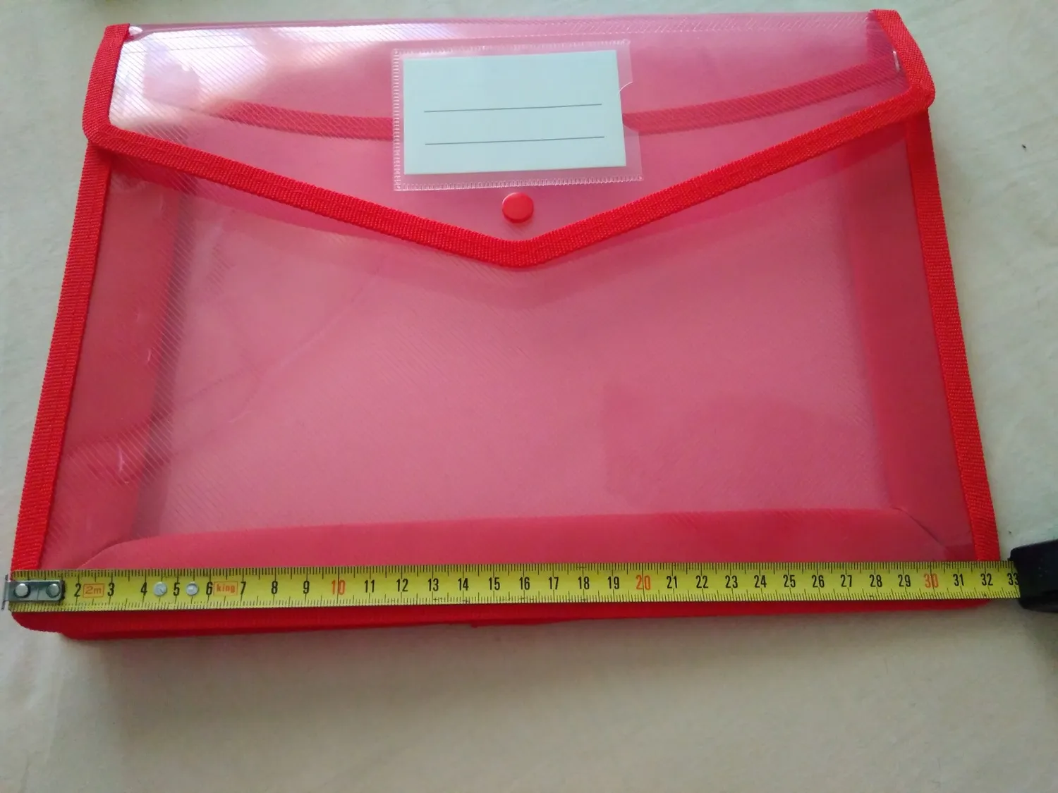 ABClife Cartelle A4 Plastica 6 Pezzi Colorate Bottone