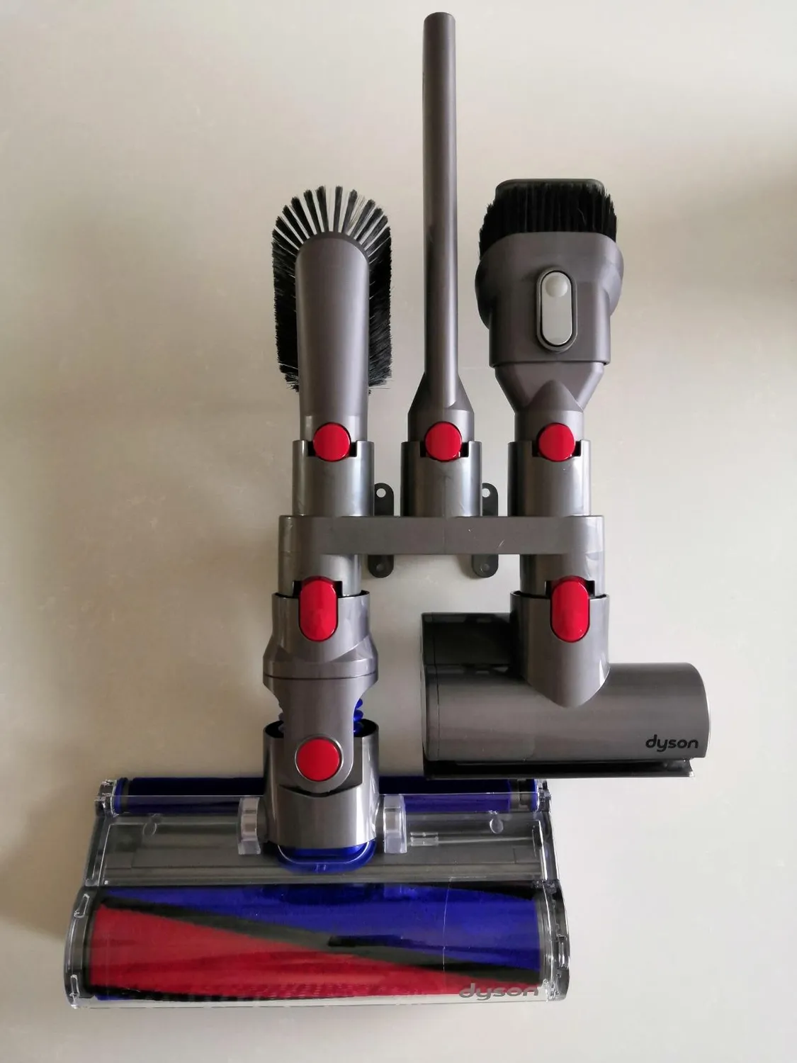 ABClife supporto parete aspirapolvere Dyson V7 V8 V10 grigio accessori