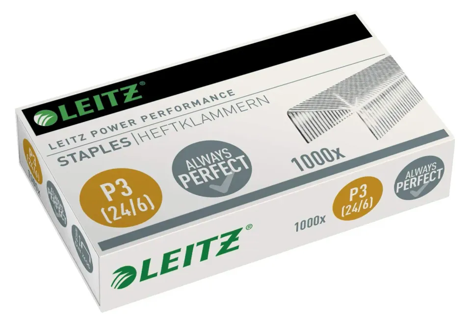 Leitz MyBox Power Performance P3 punti 24/6 1000 pezzi zincati
