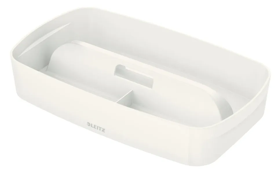 Leitz MyBox contenitore bianco grande con manico coperchio