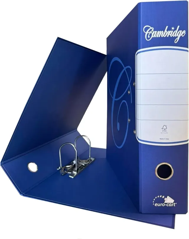 Euro Cart registratore leva A4 dorso 8cm blu 1 pezzo