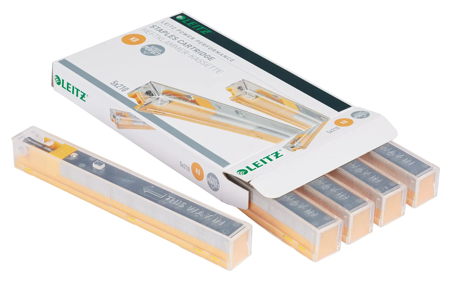 Leitz Ergo WOW Power Performance K8 punti 40 fogli 1050 pz acciaio