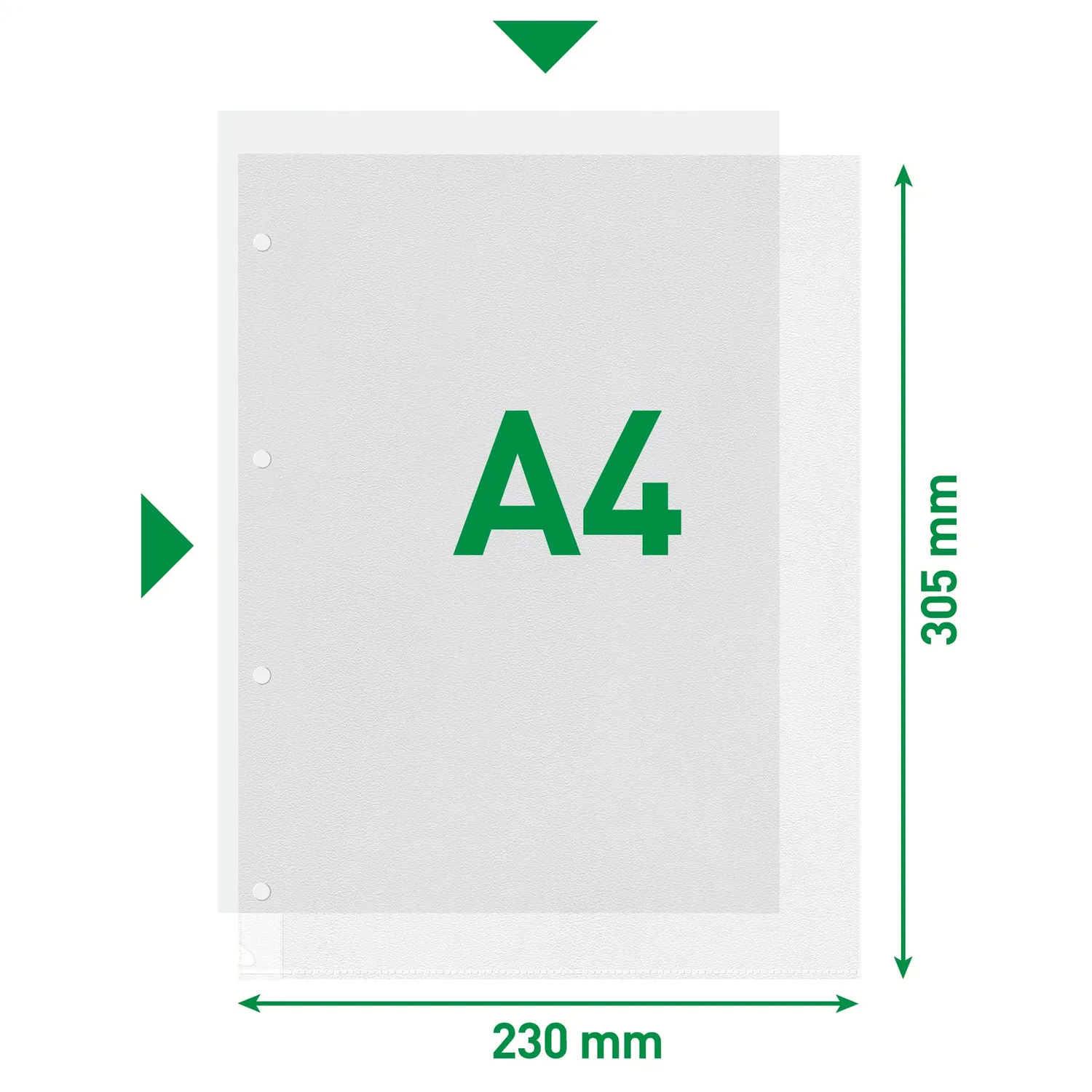 Leitz Cartellina portadocumenti A4 PP trasparente 0,13 mm