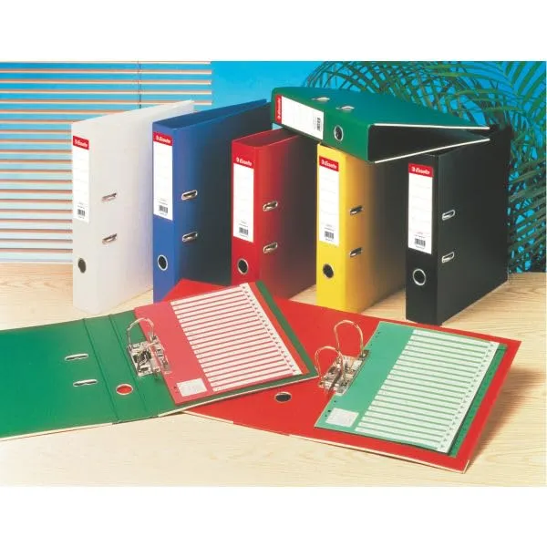 Esselte Standard 320250 raccoglitori a leva neri A4 10 pz dorso 75 mm