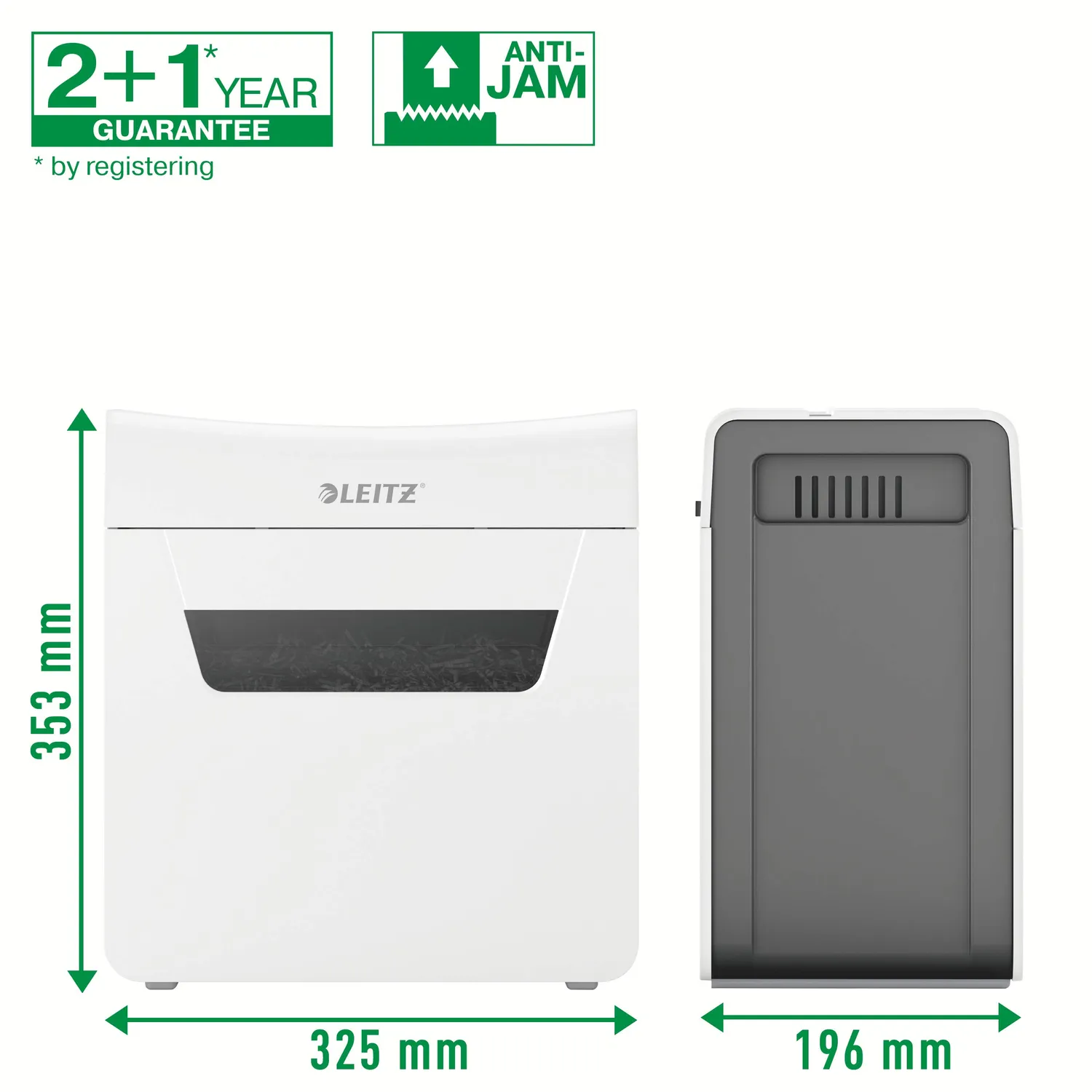 Leitz IQ Protect 80930000 distruggidocumenti micro P-5 10 litri