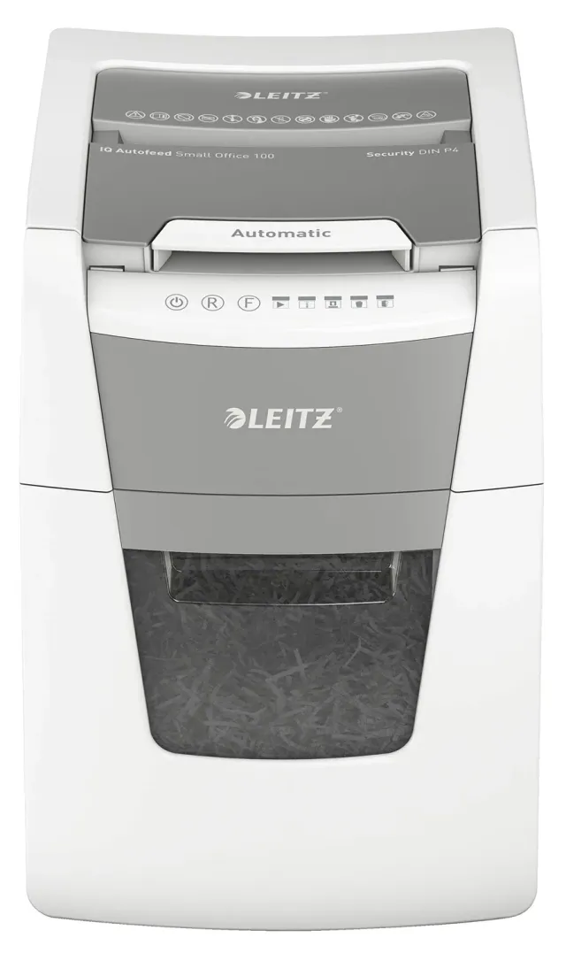 Leitz IQ Autofeed 80112000 distruggidocumenti P4 100 fogli