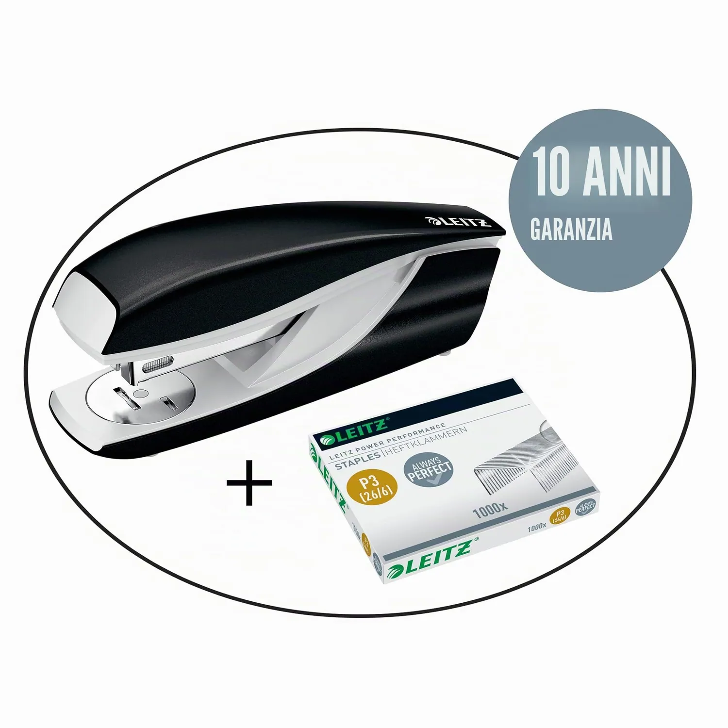 Leitz Eins Zwei P3 26/6 punti 1000 pezzi 30 fogli