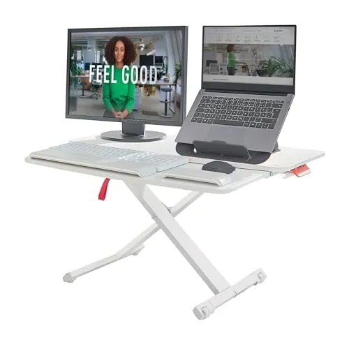 Leitz Ergo WOW Ergo Cosy scrivania regolabile 800x420 bianco 16 kg