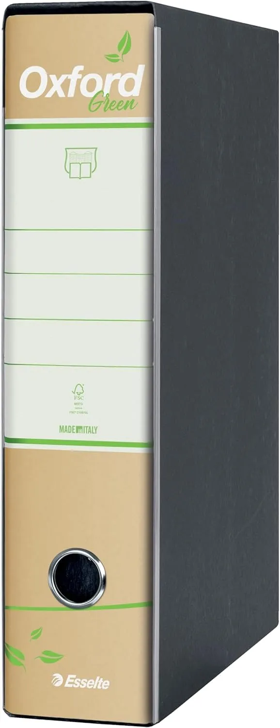 Esselte Oxford Green G85 registratore avana 8 cm 3 pezzi
