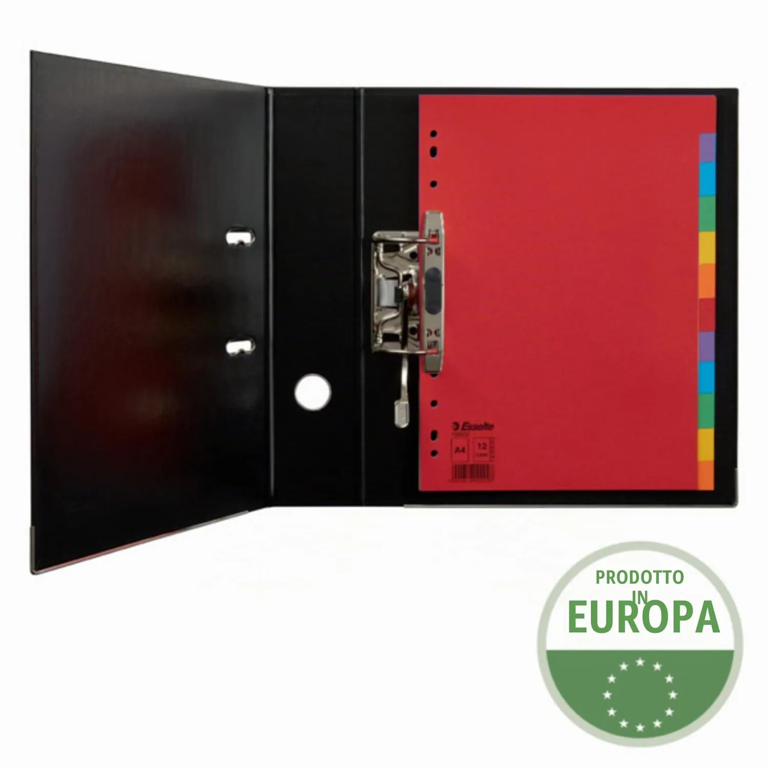 Esselte Divisori 100202 12 Tasti A4 Multicolore 10 pezzi