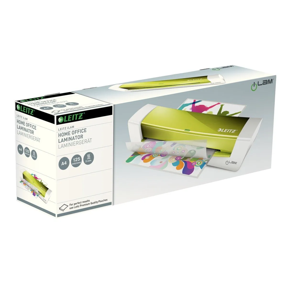 Leitz iLam WOW 73680064 plastificatrice A4 verde 125 mic