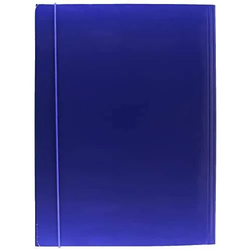 Esselte C46 cartella 3 lembi con elastico blu 25x35 cm