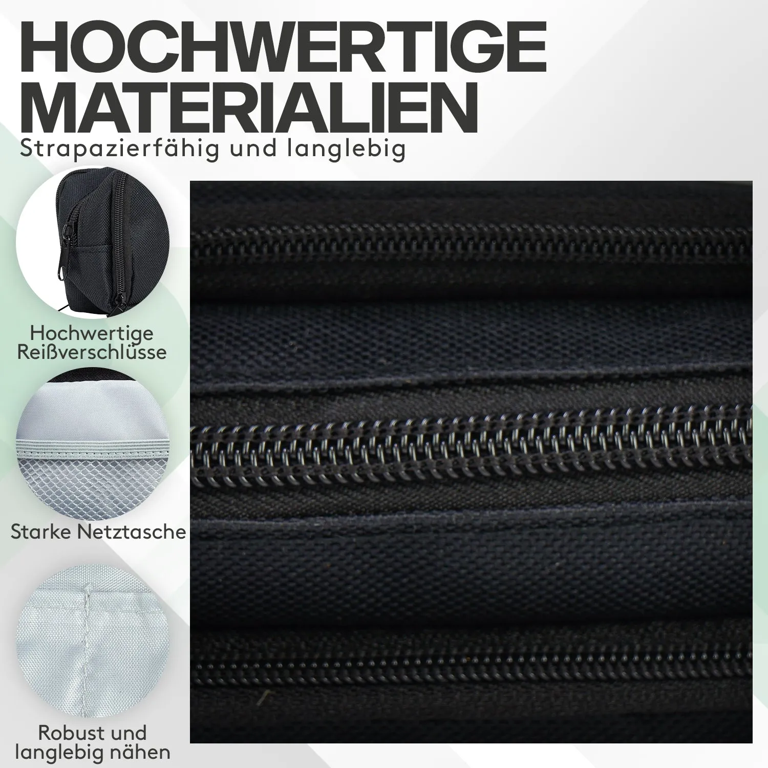 ACROPAQ Astuccio 3 Scomparti Nero per 75 Penne