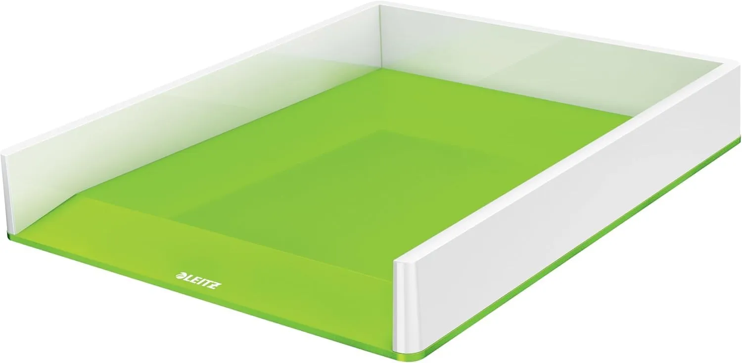 Leitz Ergo WOW 53611036 vaschetta portacorrispondenza bianco blu A4