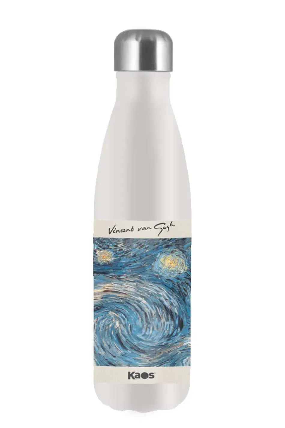 Kaos Van Gogh Notte Stellata borraccia termica 500 ml acciaio