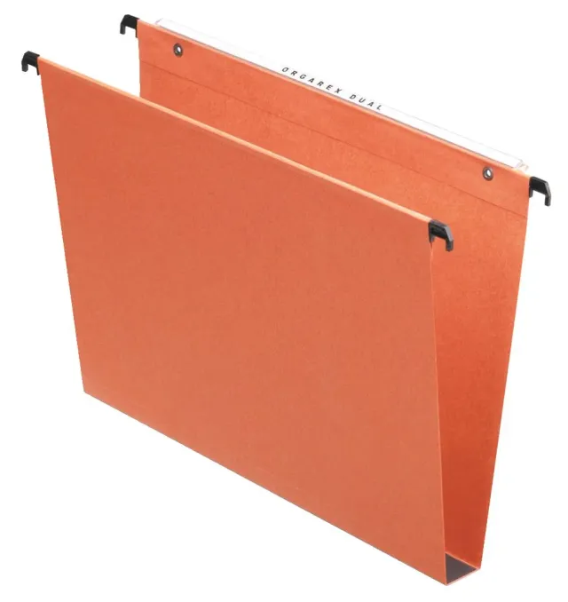 Esselte Orgarex 390-30 cartelle sospese fondo U arancio 50 pz