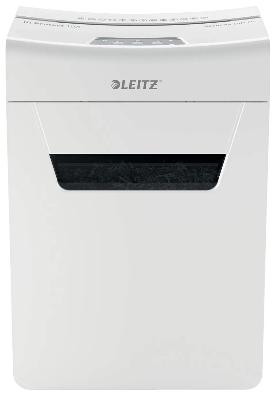 Leitz IQ Protect 10 distruggidocumenti frammenti P4 spina UK