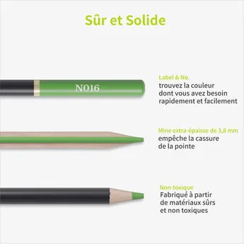 ACROPAQ Matite acquerellabili 72 colori per disegno