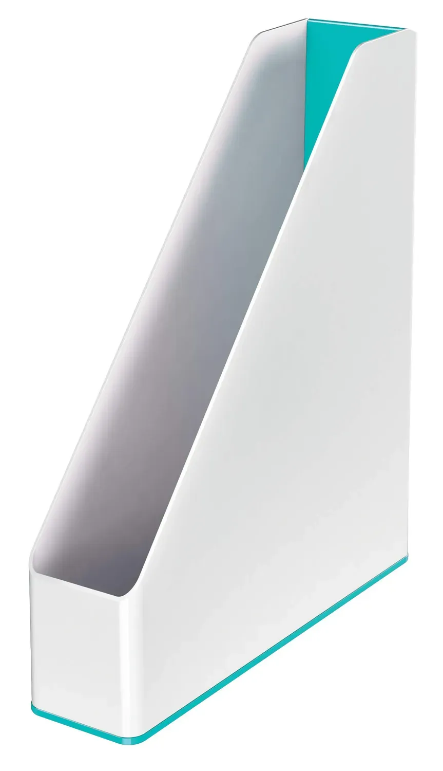 Leitz Ergo WOW Portariviste Dual Color Acquamarina da scrivania