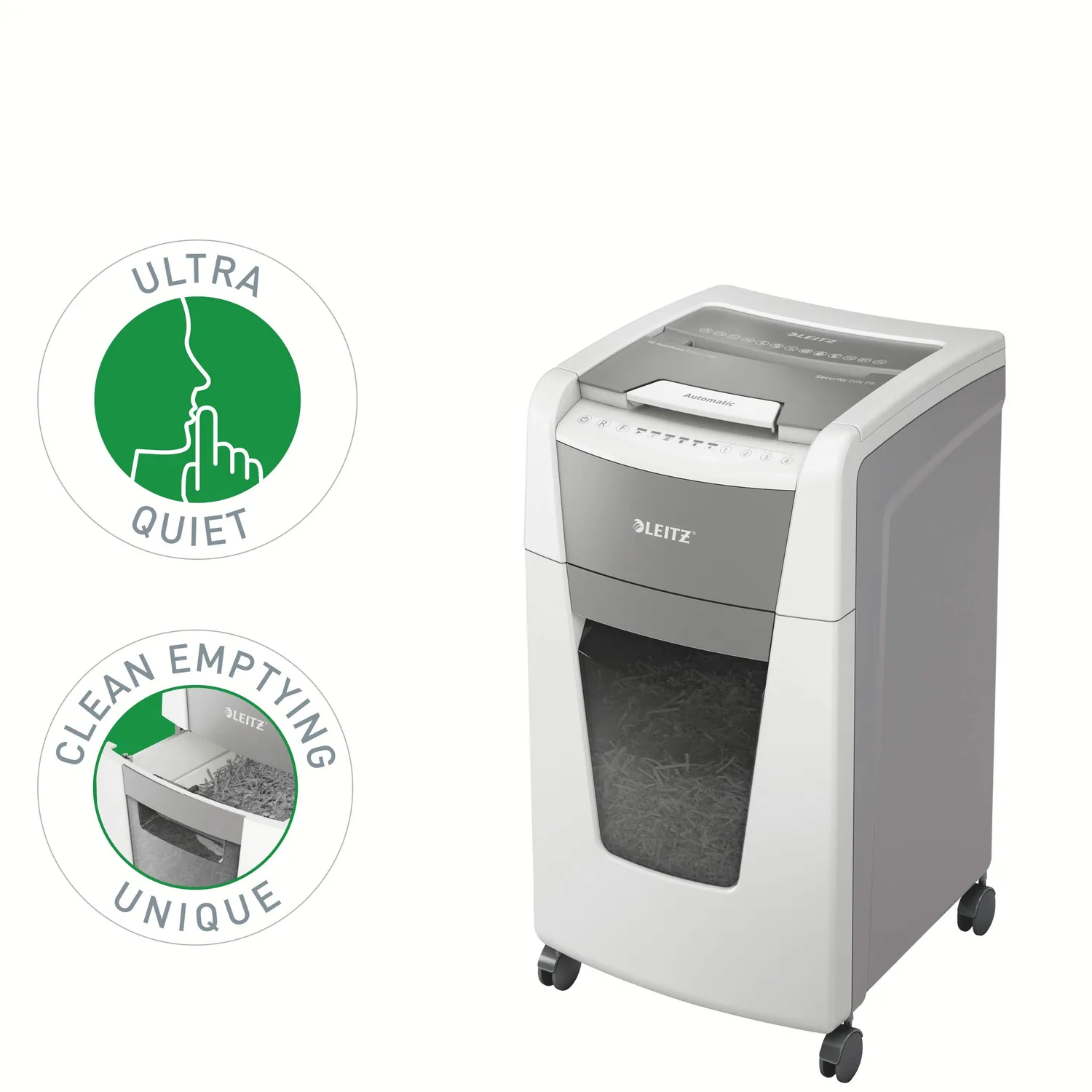 Leitz IQ Autofeed Office Pro 80172000CH distruggidocumenti 300 fogli P5