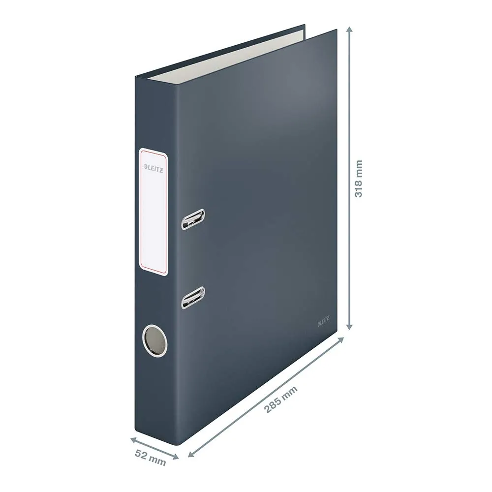 Leitz Cosy 10620089 Raccoglitore a Leva Grigio 350 fogli