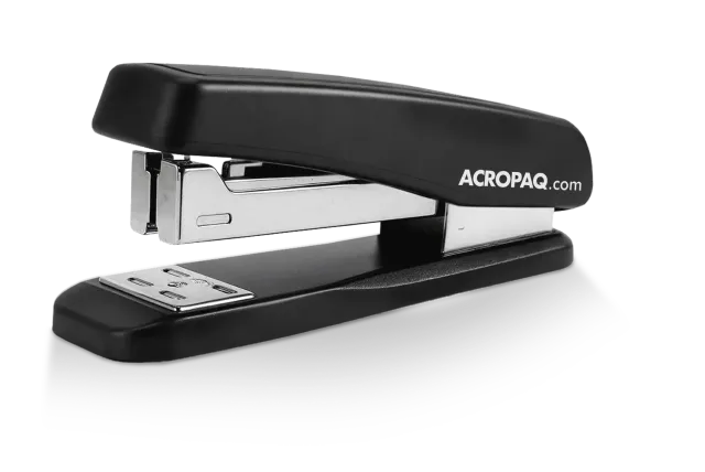 ACROPAQ Cucitrice da Tavolo Nera Metallo 20 Fogli