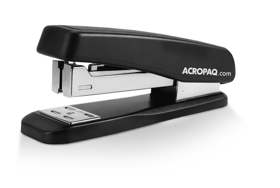 ACROPAQ Cucitrice da Tavolo Nera Metallo 20 Fogli