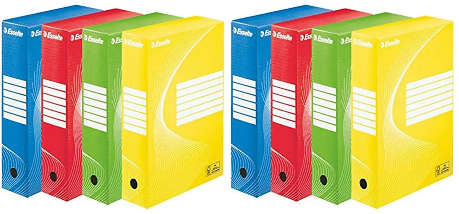 Esselte Boxy Color 128409 scatola archivio A4 4 pezzi assortiti