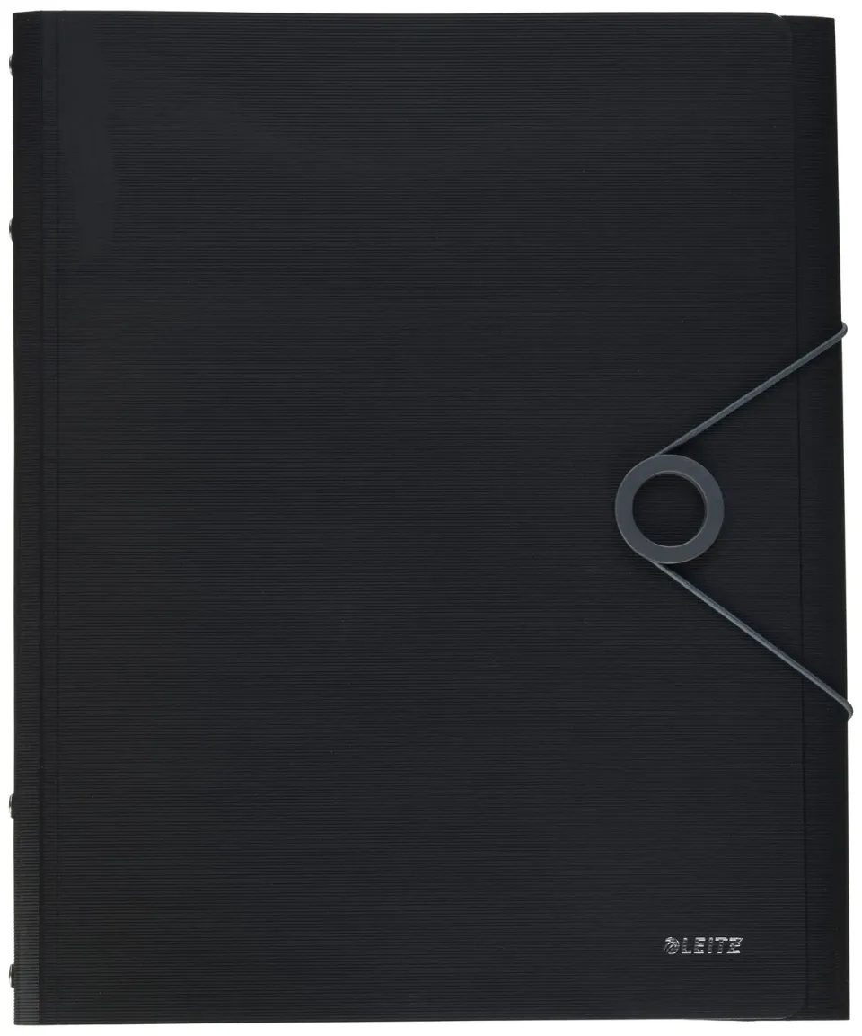 Leitz Ergo WOW Solid cartellina A4 6 scomparti nera