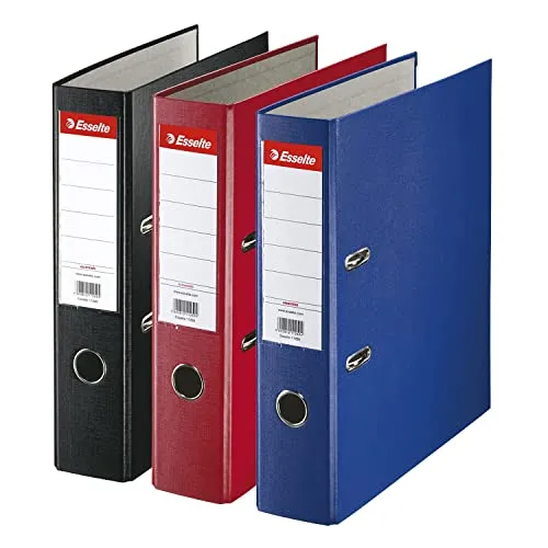 Esselte D75 Essentials Raccoglitori A4 Assortiti 3 Pezzi 500 Fogli