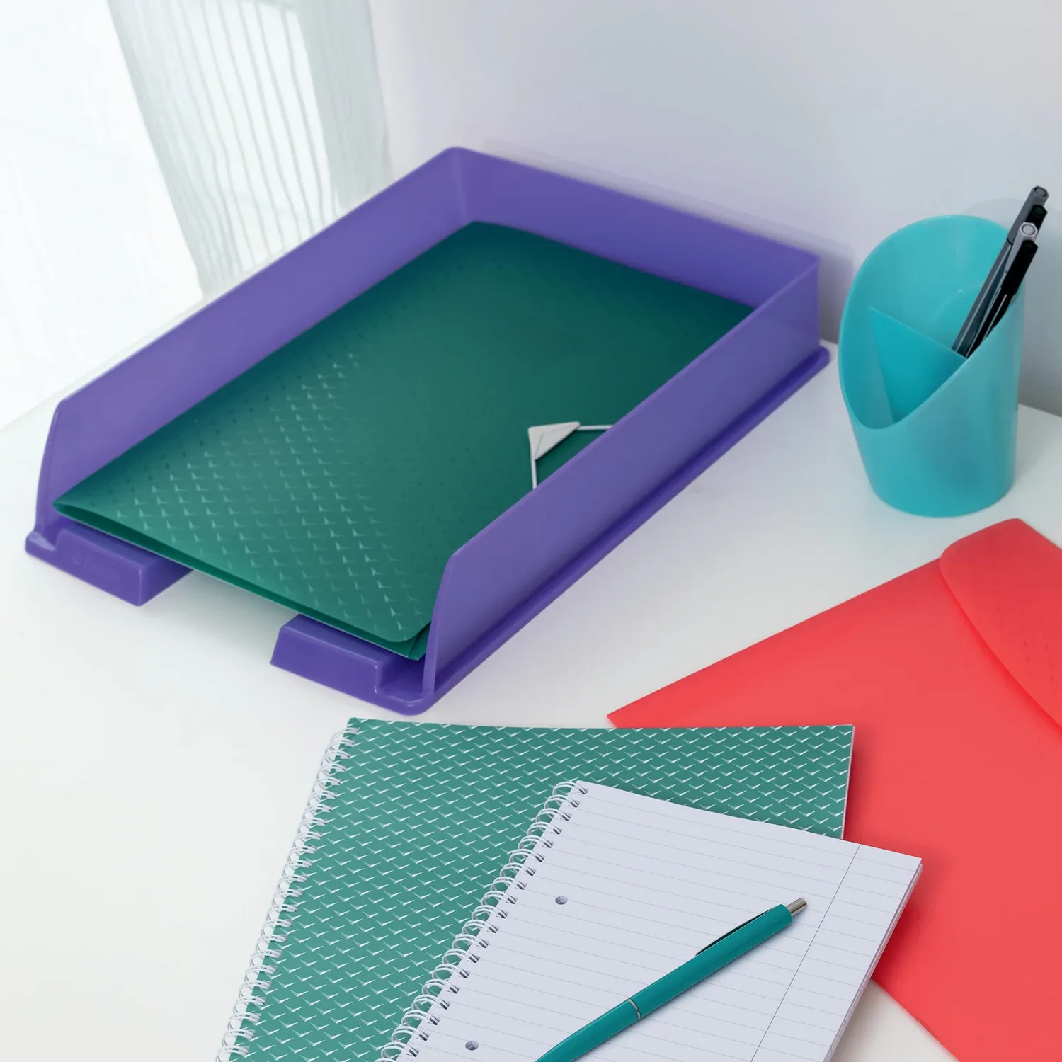 Oxford Esselte Colour'Breeze cartella 3 lembi verde A4