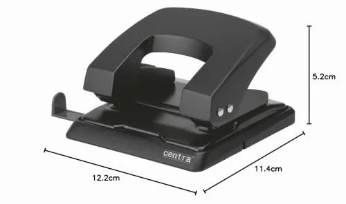 Esselte Centra HP30 623667 perforatore 2 fori 30 fogli nero