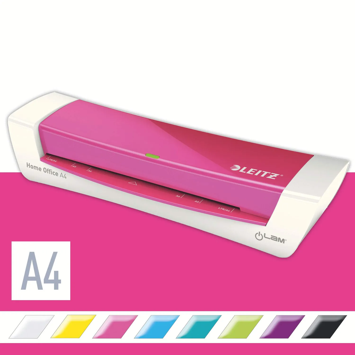 Leitz iLAM 73680023 plastificatrice A4 fucsia 2 rulli