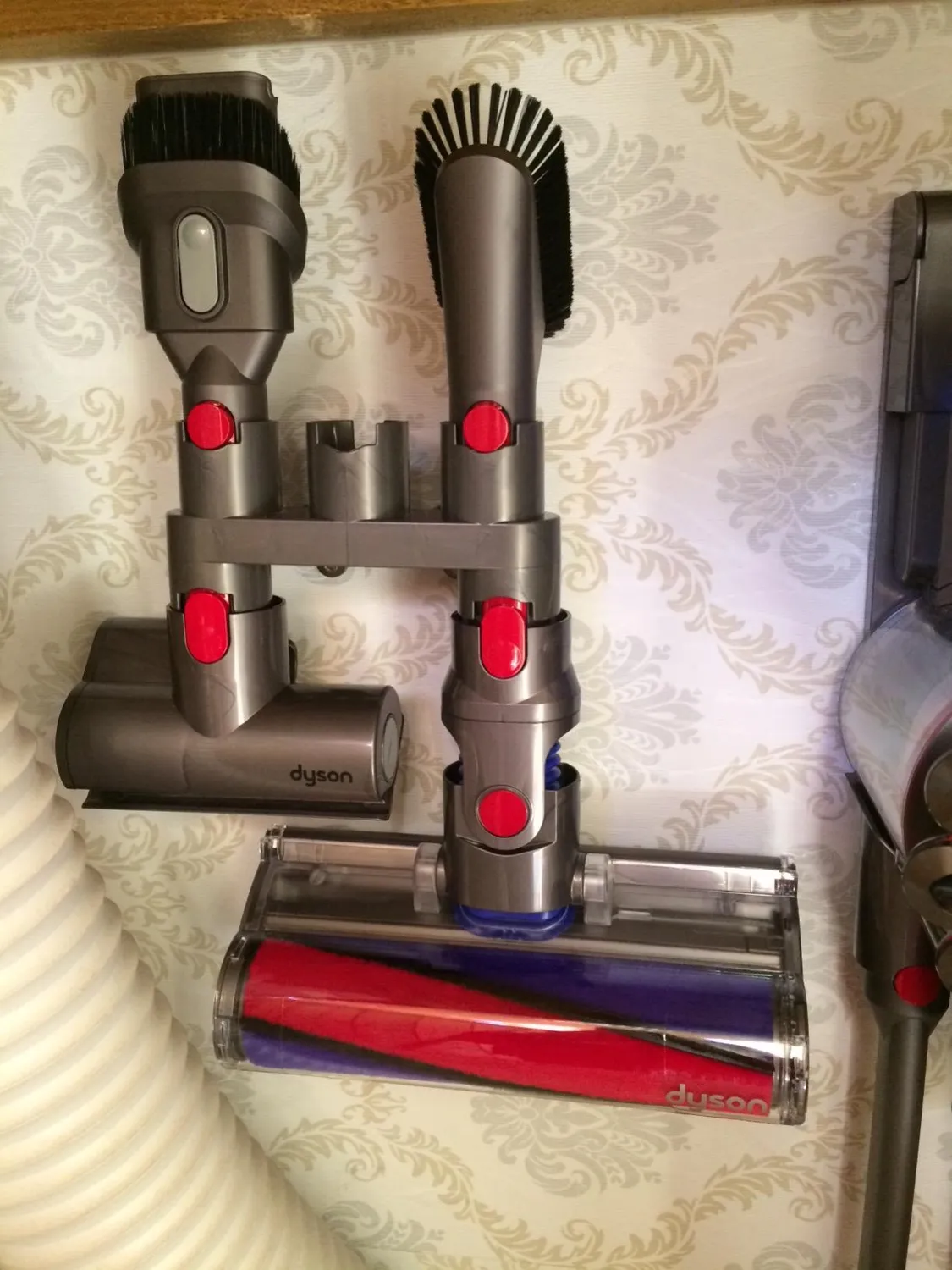ABClife supporto parete aspirapolvere Dyson V7 V8 V10 grigio accessori