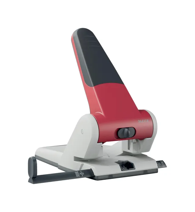 Leitz 5180 perforatrice 65 fogli rossa metallo