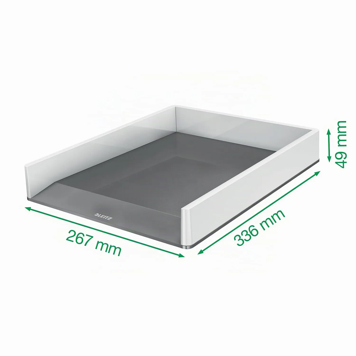 Leitz Ergo WOW 53611036 vaschetta portacorrispondenza bianco blu A4