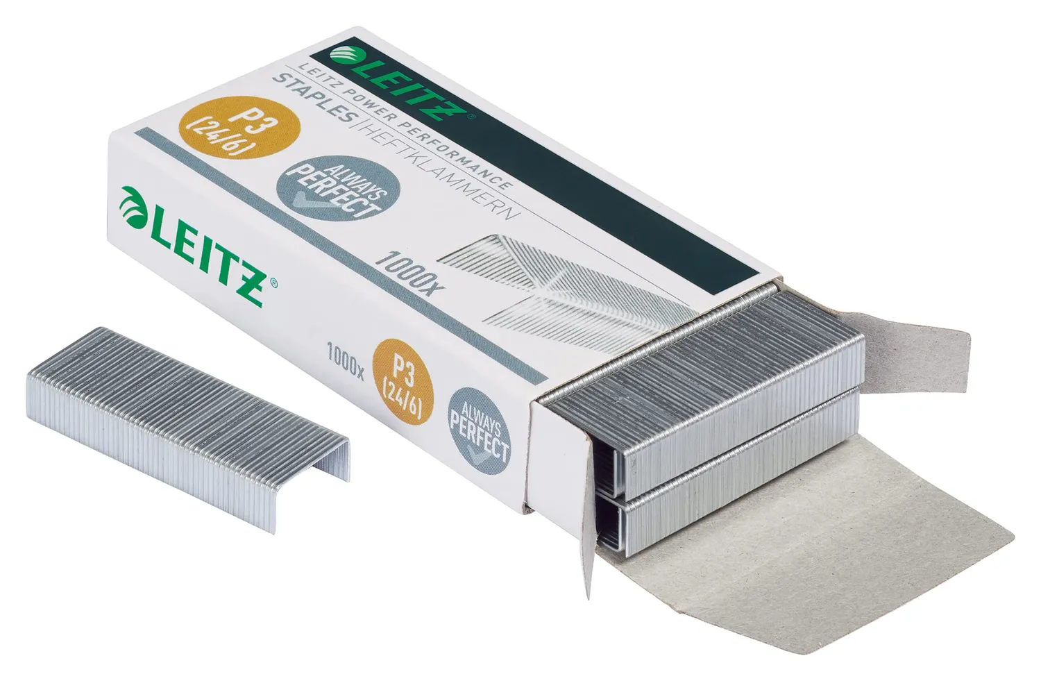 Leitz MyBox Power Performance P3 punti 24/6 1000 pezzi zincati