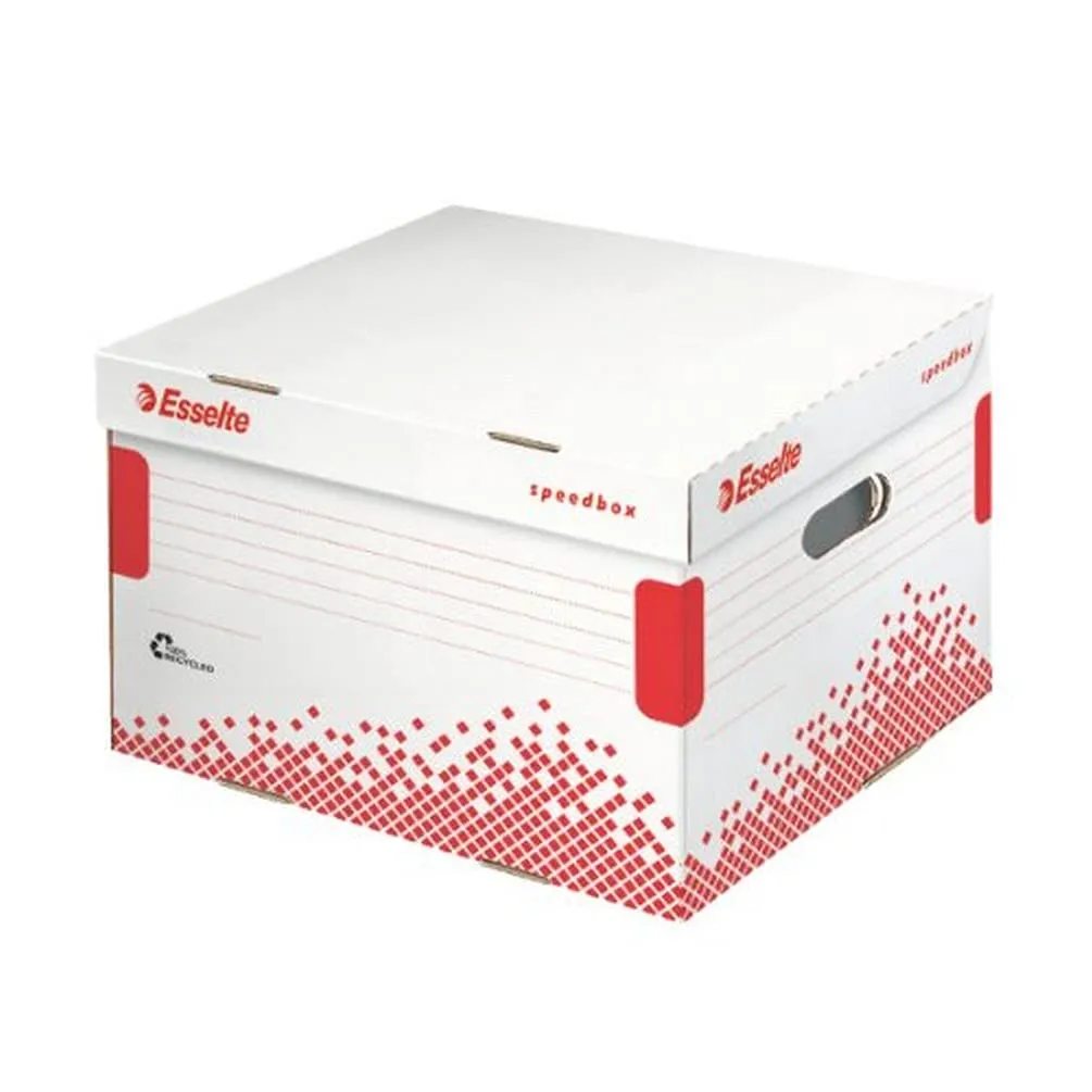 Esselte Speedbox 623911 scatola archivio Small bianca A4