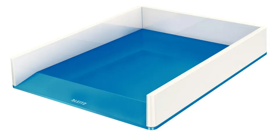 Leitz Ergo WOW 53611036 vaschetta portacorrispondenza bianco blu A4