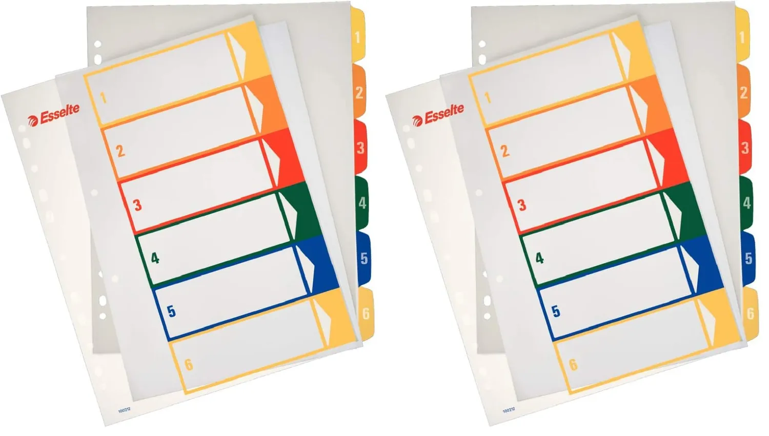 Esselte 1-10 rubrica divisori A4 Maxi 10 tasti colorati